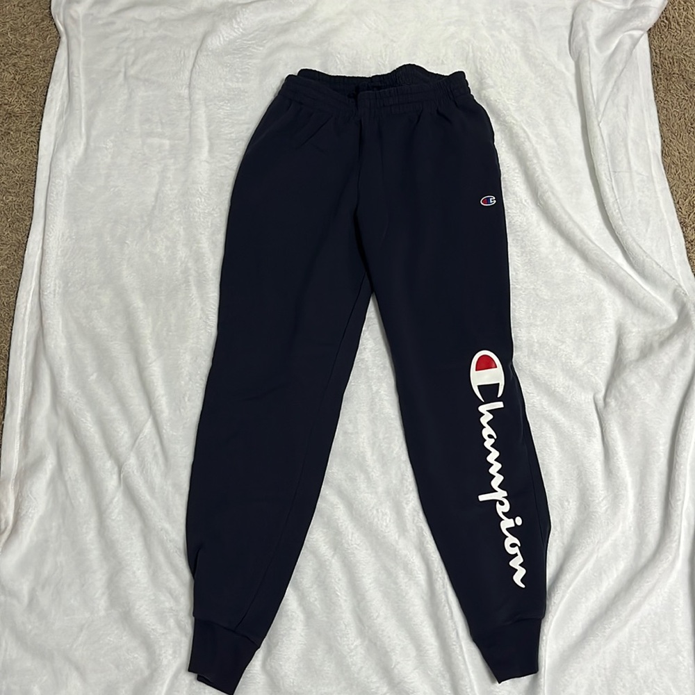 Mens Champion Navy Blue Sweatpants : Size M